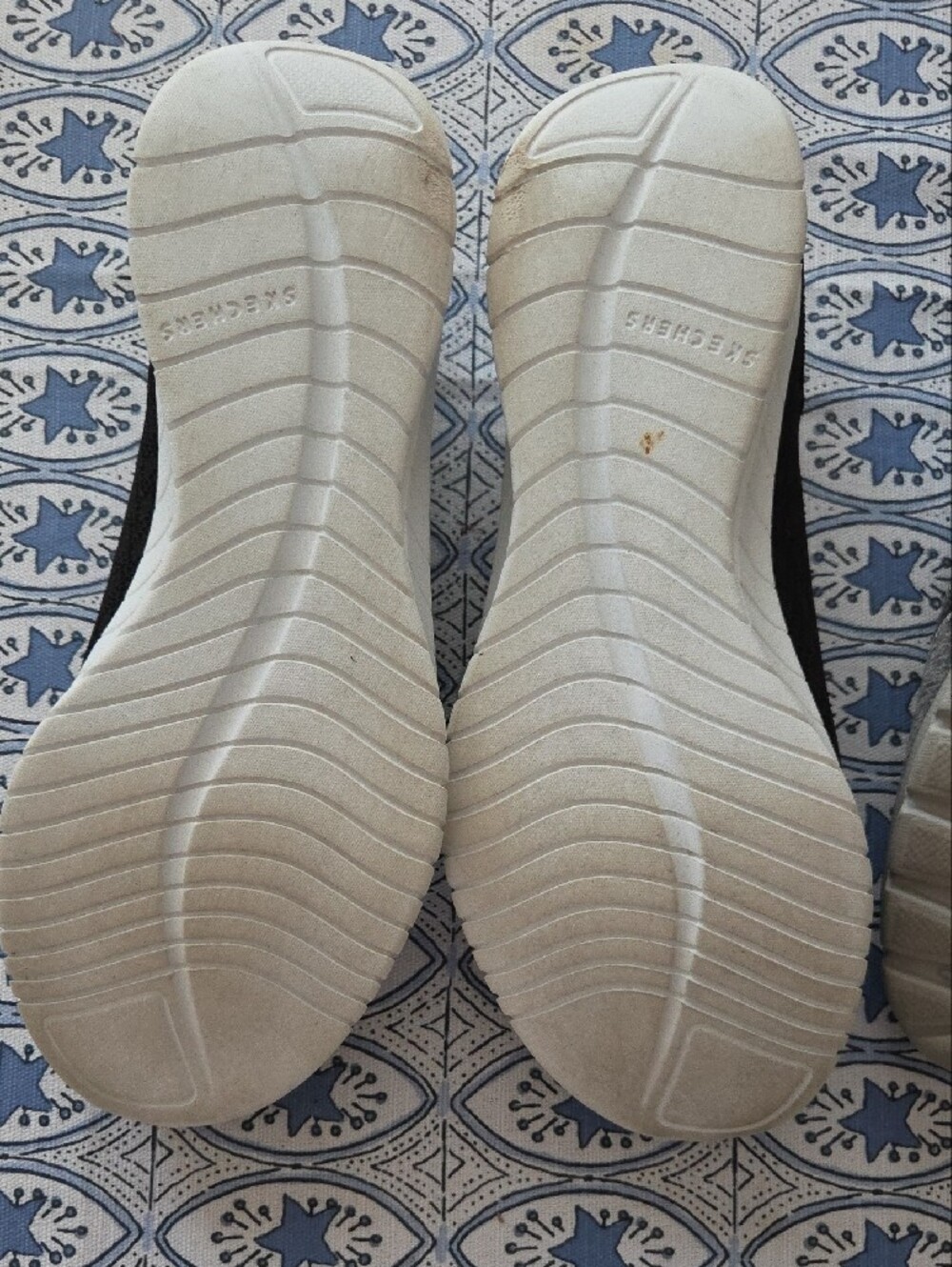 Skechers Slip-On Memory Foam Flats in Black and Gray - Picture 4 of 9